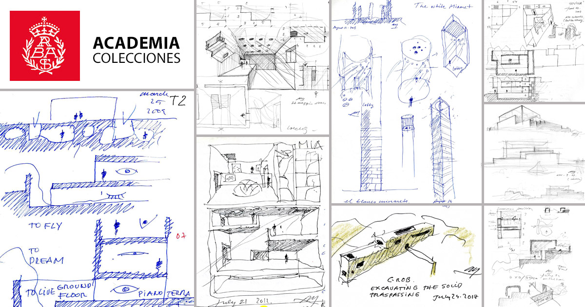 Bocetos de arquitectura de Alberto Campo Baeza